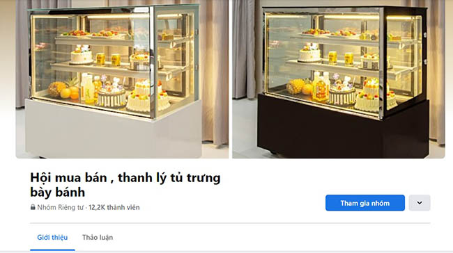 Hội nhóm thanh lý Facebook 